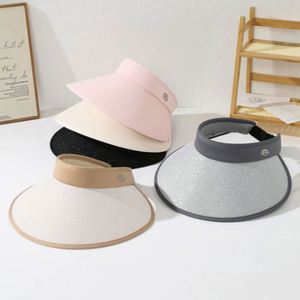 หมวกปีกกว้างแบบเปิดด้านบนสำหรับปั่นจักรยาน  แบบ unisex  สำหรับเล่นกีฬา  ระบายอากาศได้ดี  รุ่นใหม่ปี 2025  หมวกกันแดดกลางแจ้ง ป้องกันรังสียูวี  หมวกกันแดดสำหรับฤดูร้อน  หมวกปีกกว้างสำหรับชายหาด - Product Image 1