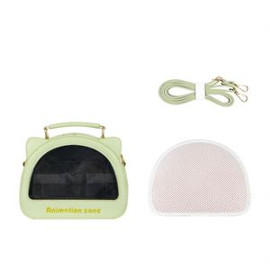 Sac à bandoulière personnalisé en PU avec motif de bonbons, fenêtre transparente en PVC, confortable, durable, design de dessin animé tendance, tout - Product Image 3