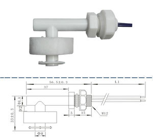 Float Level Switch air/Sensor tangki minyak | Side/Horizontal Mount M12/M16 G1/<span class=keywords><strong>2</strong></span> "Alarm kontrol pompa - Product Image 6