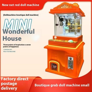 Most Popular <b>Arcade</b> <b>Claw</b> <b>Machine</b> Coin-Operated Mini Wonder House Children's Little Doll Entertainment Game Console - Product Image 5