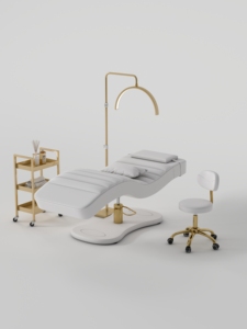 Table de beauté à dossier réglable pour les soins des cils et la massothérapie - Product Image 2