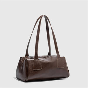 Bolso de Hombro de Moda para Mujer, de PU Impermeable, con Forro de Poliéster, Cierre de Cremallera y Asa Individual, Accesorio para Todas las Temporadas - Product Image 1