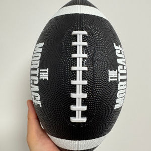 Abd amerikan futbolu özel Logo siyah vücut beyaz dantel kauçuk vücut iyi fiyat boyutu No 9 - Product Image 2