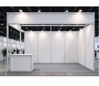Stand d'exposition en profilé aluminium 10x20 pieds, système modulaire durable et réutilisable, pour les entreprises de location d'expositions, Foire commerciale de Dubaï, Émirats arabes unis