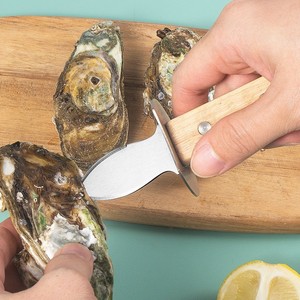 Coltello per aprire le ostriche con base, attrezzo per frutti di mare - Product Image 3