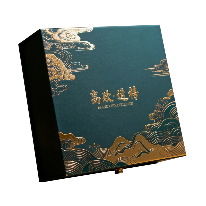 Luxury Product Packaging Customized Gold Stamping Pattern Printing Service Craft Package