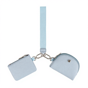 Disponibile Borsa da Polso Multifunzionale Stile Lulu in PU Tinta Unita per <span class=keywords><strong>Donna</strong></span>, <span class=keywords><strong>Portafoglio</strong></span> Due-in-Uno Portatile per Uso Quotidiano Cina - Product Image 1