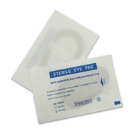 Patch oculaire médical jetable chirurgical absorbant 5.8x8.3cm, tampon oculaire non tissé stérile pour enfant et adulte
