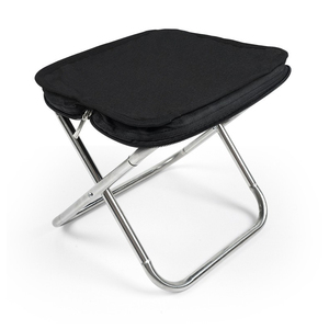 Silla Plegable Ligera y Portátil para Camping, Senderismo, Pesca, Playa, Parque y Actividades al Aire Libre, Color Negro - Product Image 1