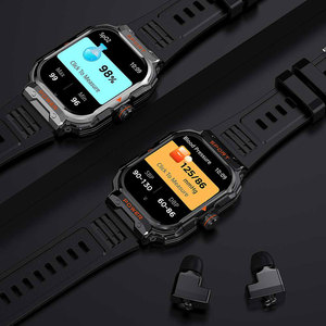 นาฬิกาอัจฉริยะสไตล์สปอร์ตพร้อมแอร์พอดกันน้ำมีโลโก้กำหนดเองได้2024 - Product Image 4