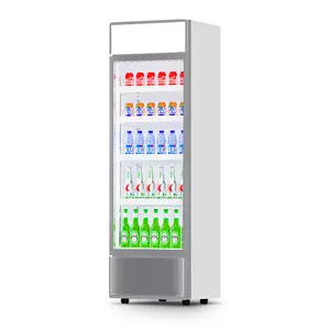 MUXUE ekonomik tek cam içecek ekran buzdolabı ekran dikey ekran dondurucu doğrudan soğutma