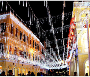 Đèn Lưới Rèm Trang Trí Cây Trong Nhà Giáng Sinh Ngoài Trời Lễ Hội Ngoài Trời Đèn Dây Cho Rèm Giáng Sinh Ngày Lễ Đèn Led Cửa Sổ - Product Image 4