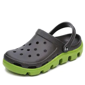 Yeni varış yaz erkekler ve kadınlar delik ayakkabı delik terlik kaymaz sandalet plaj bahçe ayakkabısı toptan unisex terlik