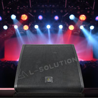 Haut-parleurs de moniteur de studio professionnels de haute qualité 800W RMS double 12 pouces Puissant haut-parleur de moniteur de scène en ferrite actif 4ohm