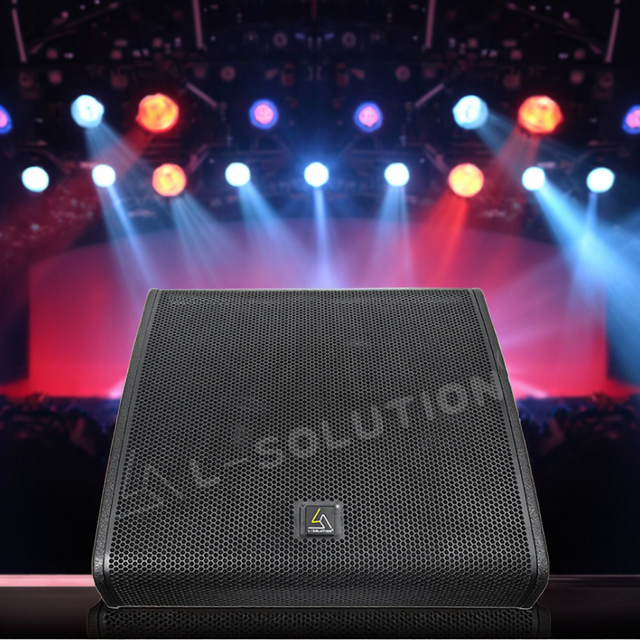 800W RMS Dual 12 Inch Professional High Quality Studio Monitor Speakers Powerful Active Ferrite Stage Monitor Speaker 4ohm