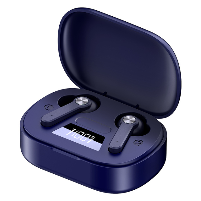 Oem 3D Stereo Sound Bluetooth Handsfree Earbuds 3500mAH Charging Case LED Bluetooth Wireless Free Sample Ear Buds Earphone