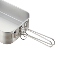 Boîte à lunch isotherme en acier inoxydable 304, étanche, chauffable, compatible lave-vaisselle, pour garder les aliments au chaud lors du camping, vente en gros promotionnelle