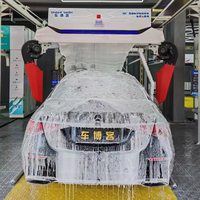 Machine de lavage de voiture sans contact électrique avec 4 têtes de mousse en acier inoxydable en libre-service pour voitures et motos, service 24h/24
