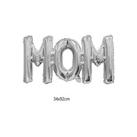 Ballons en aluminium avec lettres de l'alphabet reliées « MAMAN PAPA », ensemble de ballons en Mylar à l'hélium, décoration de fête familiale pour la célébration des parents