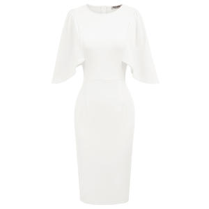 فستان نسائي كارين من Grace, فستان نسائي مكشكش ومثير بأكمام مكشكشة يلائم شكل الأرداف من موضة 3/4 - Product Image 4