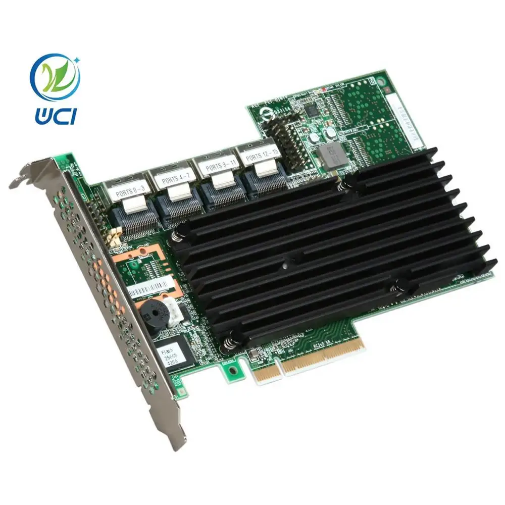 Cartão de Plug-In Megaraid 9260-16i Broadcom Lsi 16in 6gb Sata Sas Pcie 2.0 512mb Série Ata/600 Pci Express 2.0 X8 original