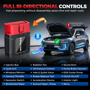 Escáner de Diagnóstico de Automóviles Ediag Link OBD2, Lector de Códigos de Sistema Completo, Herramienta de Diagnóstico de Fallas Bluetooth para Mantenimiento de Vehículos - Product Image 6