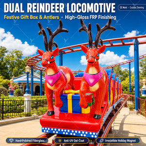Joyeux Noël - Manèges familiaux personnalisés pour parcs d'attractions en plein air, équipement <span class=keywords><strong>de</strong></span> parc d'attractions, montagnes russes à vendre - Product Image 3