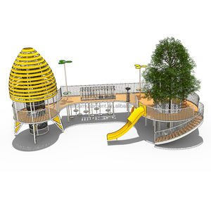 Tobogán creativo <span class=keywords><strong>de</strong></span> acero inoxidable para jardín <span class=keywords><strong>de</strong></span> infancia, combinación <span class=keywords><strong>de</strong></span> tobogán personalizado, equipo <span class=keywords><strong>de</strong></span> juego para exteriores - Product Image 3