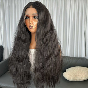 Tổng Hợp Tóc Giả Của Phụ Nữ Giữa Phần Bangs Dài Xoăn Tóc Hóa Chất Cơ Chế Sợi Nhiệt Độ Cao Lụa Tóc Giả Tóc Bìa - Product Image 5