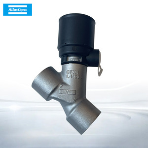 Vanne solénoïde Atlas Copco 1089038035 en acier moulé, pièce de compresseur industriel - Product Image 1