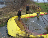 Nouvelle technologie baterdams remplis d'eau Barrières d'inondation gonflables en PVC Barrages gonflables Tube Mur Barrages à tubes d'eau