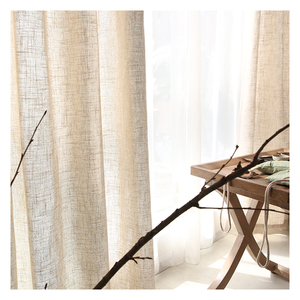 Innermor moderno stile giapponese solido finto lino tende <span class=keywords><strong>da</strong></span> finestra Tulle <span class=keywords><strong>per</strong></span> soggiorno e <span class=keywords><strong>camera</strong></span> <span class=keywords><strong>da</strong></span> <span class=keywords><strong>letto</strong></span> cucina <span class=keywords><strong>mantovane</strong></span> - Product Image 1
