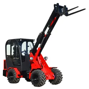 البناء الآلات الزراعية مفصلية telehandler تلسكوبي ازدهار الذراع البسيطة رافعة عجل