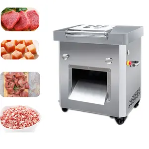 Macchina da taglio per cubetti di carne congelata completamente automatica macchina da taglio per pollo per uso domestico tagliatrice per pepite di pollo