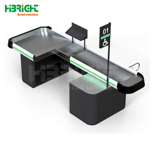 เคาน์เตอร์ชำระเงิน HBE-CC-06B ซูเปอร์มาร์เก็ตสมัยใหม่สำหรับขายปลีกออกแบบขายส่งสำหรับร้านค้าปลีกสมัยใหม่ที่มาจากประเทศจีน - Product Image 3