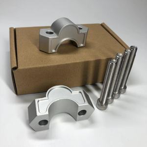 Rehausseurs de guidon de moto en argent CNC pour <span class=keywords><strong>F850GS</strong></span> - Product Image 1