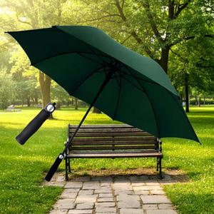 Parapluie de golf manuel en gros d'usine avec impressions de logo personnalisées, parapluie promotionnel extra large à manche droit - Product Image 3
