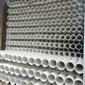工厂批发大尺寸PVC水管75毫米90毫米110毫米160毫米高品质UPVC带端铃的插口水管