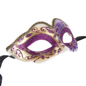 Masque de Soirée Mystérieux Vénitien Scintillant pour Enfant et Adolescente – Accessoire de Costume pour Halloween, Bal de Promo, Soirée ou Bar - Product Image 5