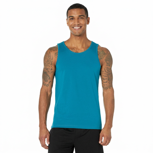 เสื้อกล้ามออกกำลังกายผู้ชายผ้าฝ้าย GSM 290ระบายได้ดี - Product Image 1