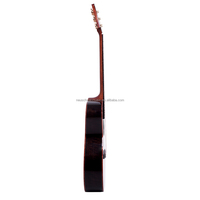 All Solid Acoustic Guitar 40 Inch Thinbody Florentine Cutaway Bear Claw Spruce Walnut Acoustic Guitar High End Guitar