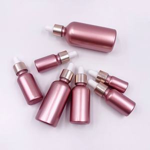 Magnifiques flacons compte-gouttes en verre rose doré de 15 ml, 30 ml, 50 ml, 100 ml, emballages cosmétiques, flacons pour huiles essentielles - Product Image 4