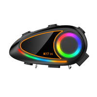 Casque de moto sans fil avec interphone bidirectionnel, communication étanche IP65 pour motard, intercomunicador para moto