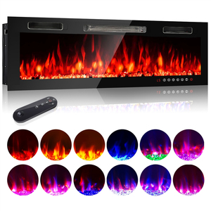 Nuevo tipo de <span class=keywords><strong>chimenea</strong></span> <span class=keywords><strong>eléctrica</strong></span> decorativa empotrada con simulación de llama y núcleo de estilo americano para el hogar - Product Image 2