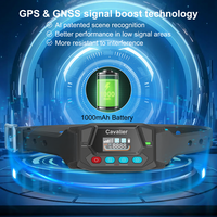 9999 Yard GPS Galileo GNSS Outdoor Drahtloses Hundezaun-Kollarsystem mit Schock/Vibrations-/Tontraining, IPX7 Wasserdicht, Kunststoff