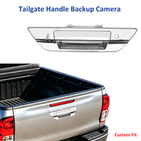 Poignée de hayon arrière de pick-up avec caméra de recul intégrée pour Toyota Hilux Revo 15 18, kit de caméra de recul chromé pour poignée de hayon