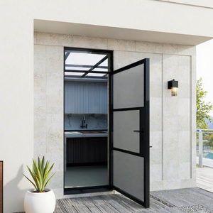 Cửa Nhôm khung mỏng tùy chỉnh với lưới hoặc giữa đường ray cho ban công bên ngoài và phòng tắm bên trong nhà vệ sinh cửa kính mờ - Product Image 4