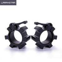 LS3049 vente en gros de 2 barres d'haltérophilie pour gym, fitness, haltère, boucle de verrouillage, pince en aluminium, collier d'haltères
