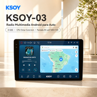 KSOY-03 3 + 32G universel autoradio Carplay GPS AHD caméra BT Pantallas Android Para Automovil reproducteur De Carro