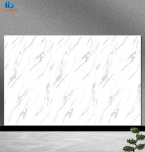 Nouvelle Collection 2026 : Dalles en Pierre Frittée Polie 1600x3200x12mm Gris Foncé/Blanc/Brûlé Or Antidérapantes et Résistantes aux Acides pour Revêtements de Sol et Murs - Product Image 4